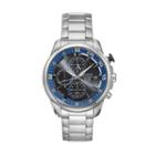 Pulsar Men's On The Go Stainless Steel Solar Chronograph Watch - Pz6021, Silver