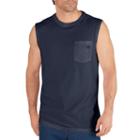 Men's Dickies Sleeveless Tee, Size: Medium, Dark Blue