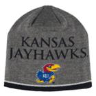 Adult Adidas Kansas Jayhawks Player Beanie, Men's, Gray