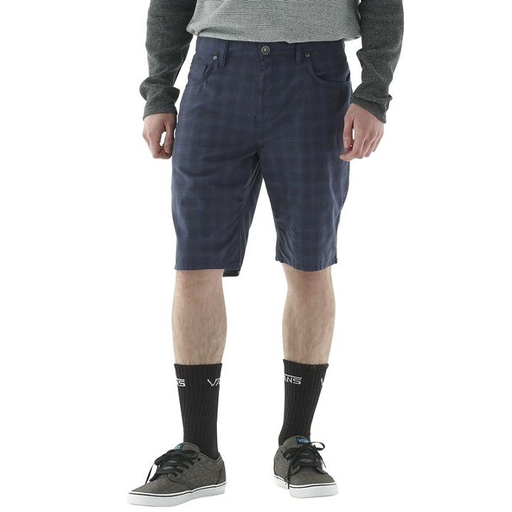 Men's Vans Checksy Shorts, Size: 34 - Regular, Black