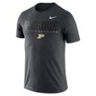 Men's Nike Purdue Boilermakers Facility Tee, Size: Large, Char