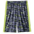 Boys 8-20 Tek Gear&reg; Sky Striped Performance Athletic Shorts, Boy's, Size: M(10-12), Dark Grey