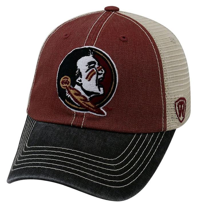 Adult Top Of The World Florida State Seminoles Offroad Cap, Men's, Dark Red