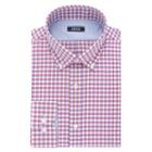 Men's Izod Slim-fit Wrinkle-free Dress Shirt, Size: 17-32/33, Light Red