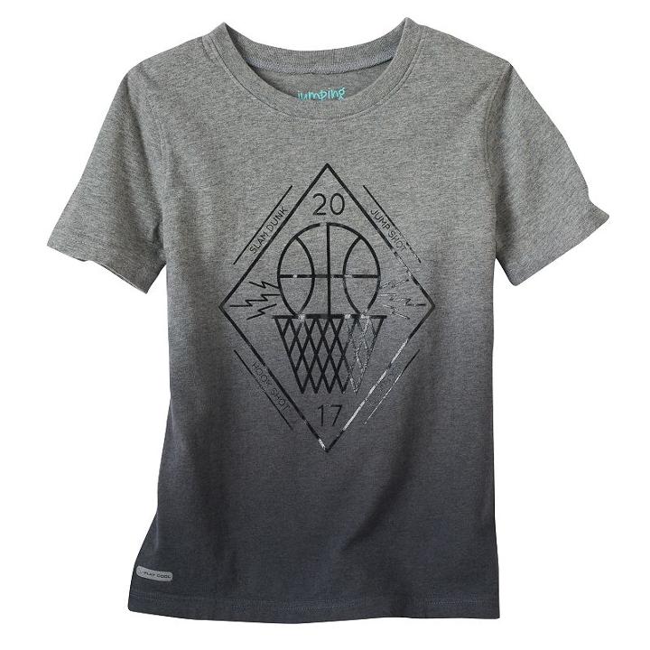 Boys 4-10 Jumping Beans&reg; Play Cool Dip-dyed Sports Graphic Tee, Boy's, Size: 7x, White