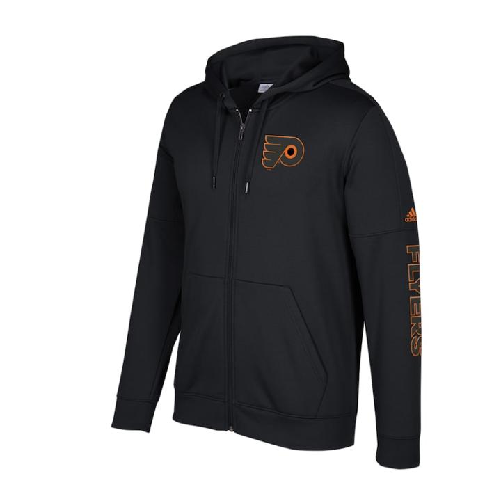 Men's Adidas Philadelphia Flyers Passing Lanes Hoodie, Size: Medium, Fly Black