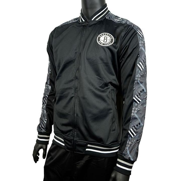 Men's Zipway Brooklyn Nets Signature Basics Jacket, Size: Xxl, Black