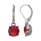 Dana Buchman Round Drop Earrings, Women's, Red