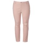 Plus Size Lc Lauren Conrad Midrise Skinny Jeans, Women's, Size: 18 W, Light Pink