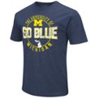 Men's Michigan Wolverines Game Day Tee, Size: Large, Dark Blue