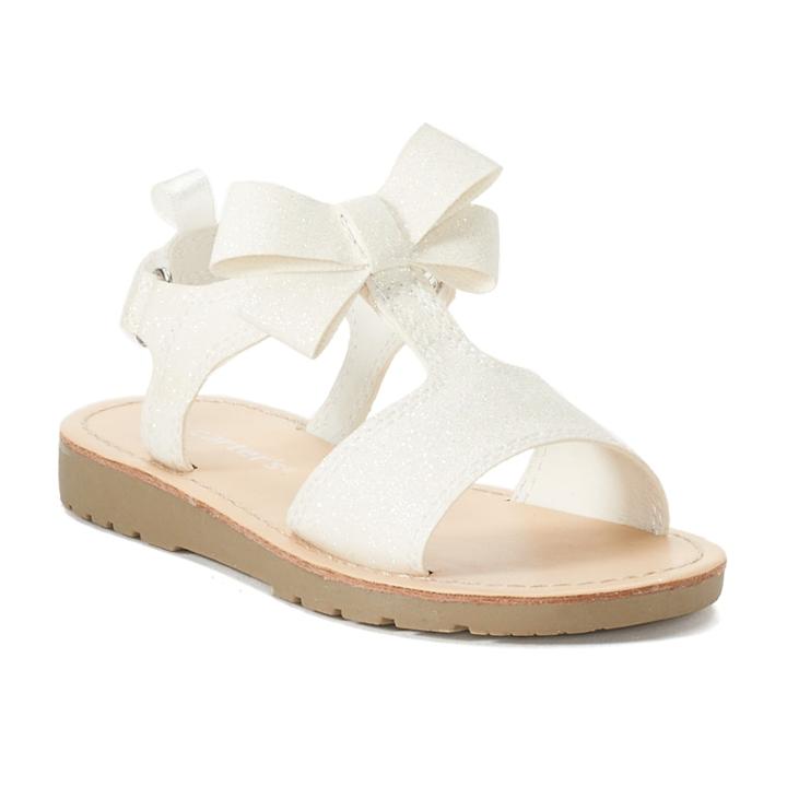 Carter's Aldora Toddler Girls' Sandals, Size: 10 T, White