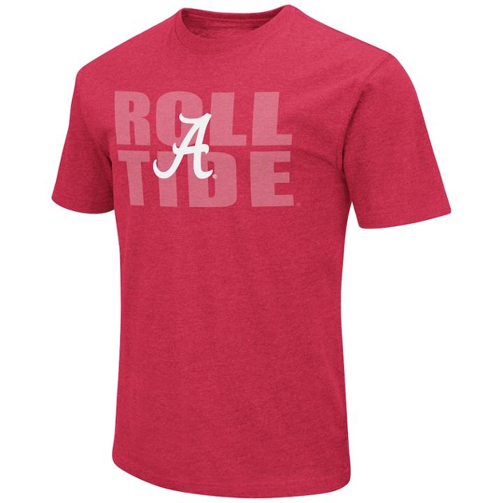 Men's Alabama Crimson Tide Motto Tee, Size: Medium, Dark Red