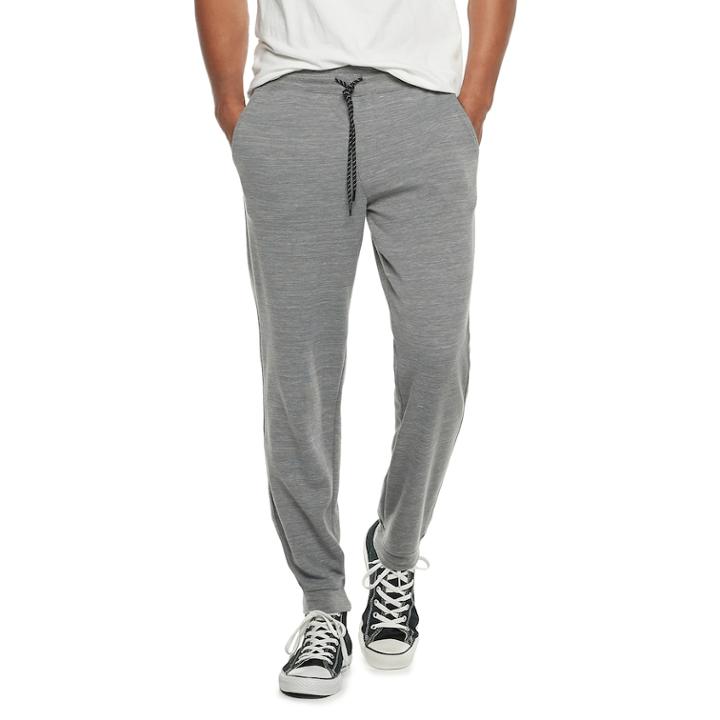Men's Urban Pipeline&reg; Knit Jogger Pants, Size: Medium, Light Grey