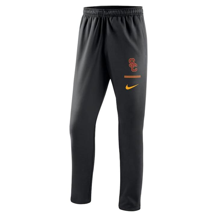 Men's Nike Usc Trojans Therma-fit Pants, Size: Xl, Black