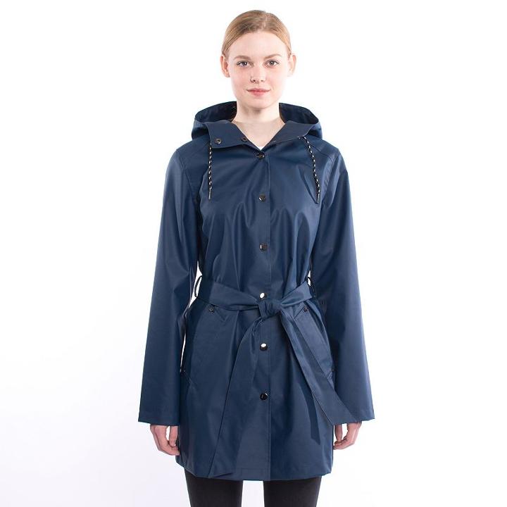 Women's Braetan Hooded Rain Jacket, Size: Xl, Blue