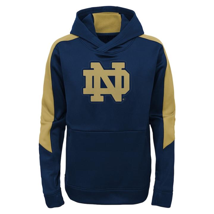 Boys 8-20 Notre Dame Fighting Irish Hyperlink Pullover Hoodie, Size: M 10-12, Dark Blue