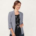 Women's Lc Lauren Conrad Shawl Collar Blazer, Size: Medium, Med Grey