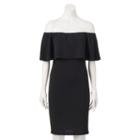 Juniors' Almost Famous Off The Shoulder Shift Dress, Girl's, Size: Xl, Black
