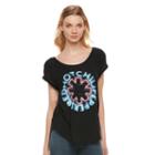 Women's Rock & Republic&reg; Red Hot Chili Peppers Graphic Tee, Size: Xs, Black