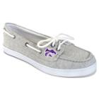 Women's Campus Cruzerz Kansas State Wildcats Kauai Boat Shoes, Size: 6, Grey