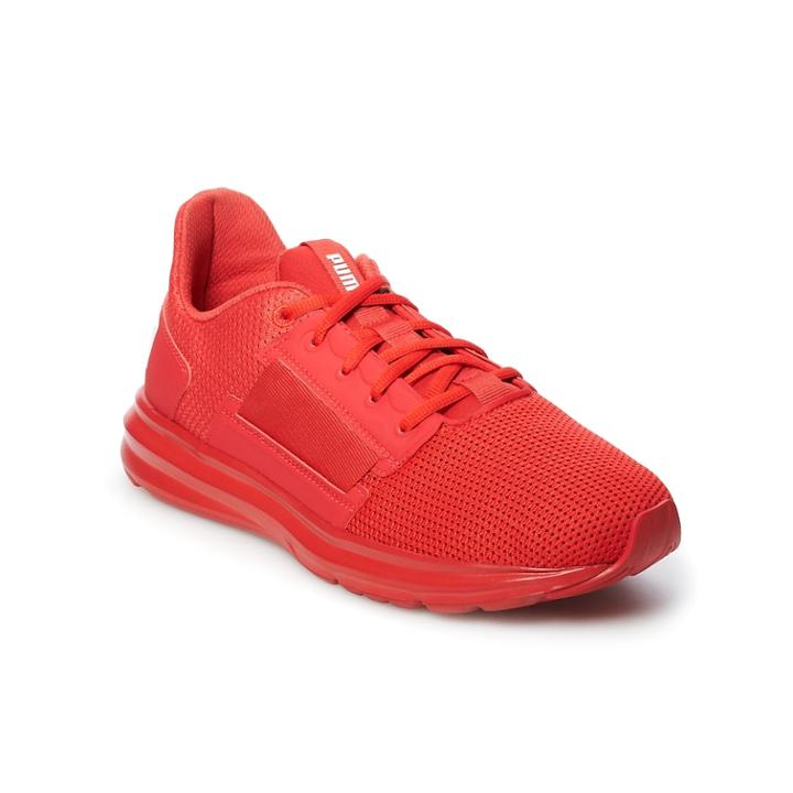 Puma Enzo Street Knit Men's Running Shoes, Size: 7, Red