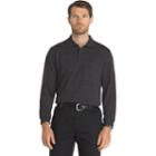 Men's Van Heusen Jaspe Classic-fit Windowpane Stretch Polo, Size: Xl, Black