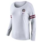 Women's Nike Florida State Seminoles Tailgate Long-sleeve Tee, Size: Small, White