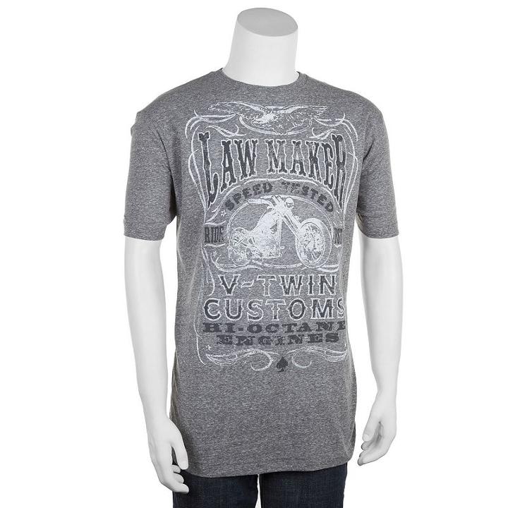 Big & Tall Helix&trade; Lawmaker Customs Tee, Men's, Size: 2xb, Grey