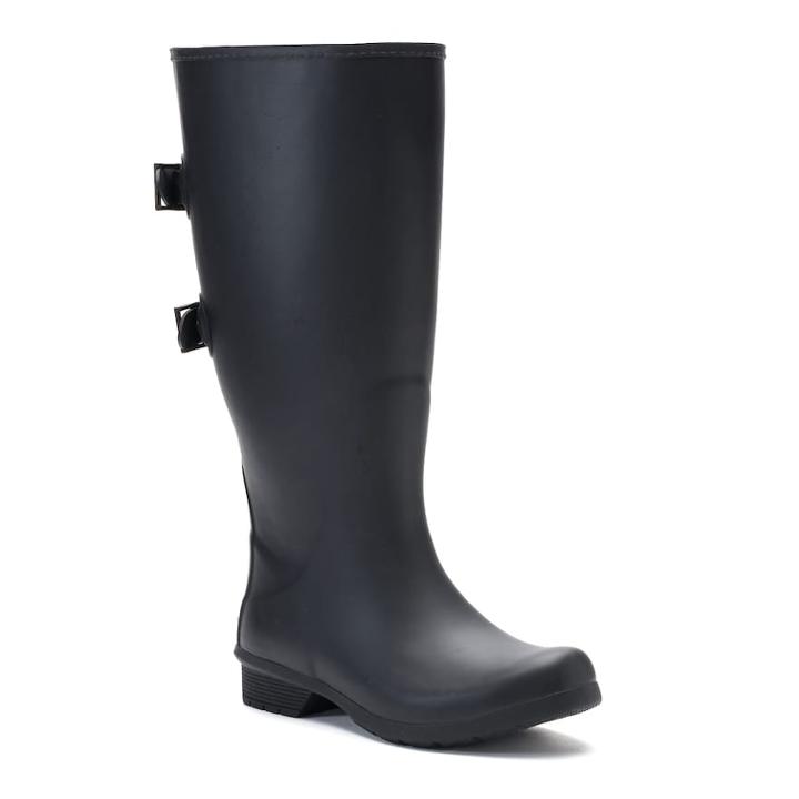 Chooka City Women's Tall Rain Boots, Size: 10, Black