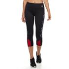 Women's Fila Sport&reg; Contrast Pocket Capri Leggings, Size: Medium, Black