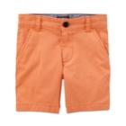 Boys 4-12 Oshkosh B'gosh&reg; Flat Front Short, Size: 7, Orange