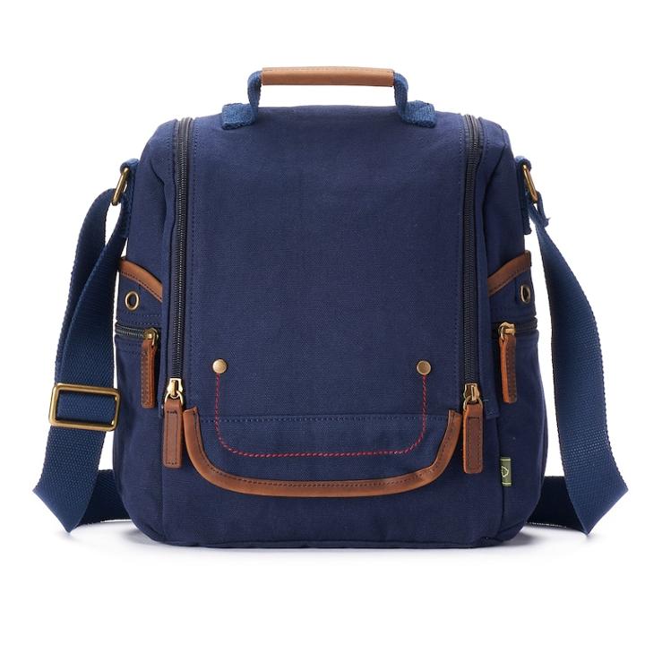 The Same Direction Atona Canvas Crossbody Bag, Women's, Blue (navy)