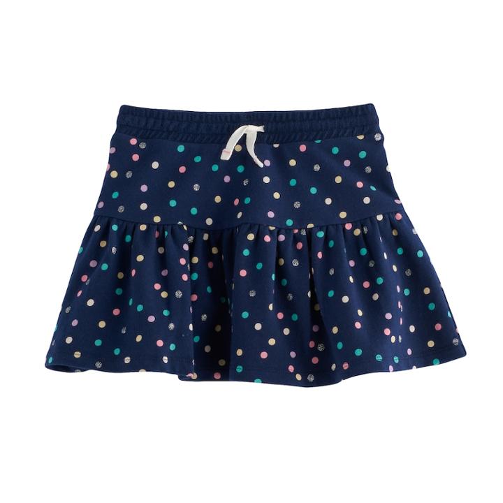 Girls 4-10 Jumping Beans&reg; French Terry Skort, Size: 8, Blue (navy)
