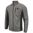 Men's Philadelphia Flyers Space-dye Full-zip Fleece Jacket, Size: Xxl, Grey
