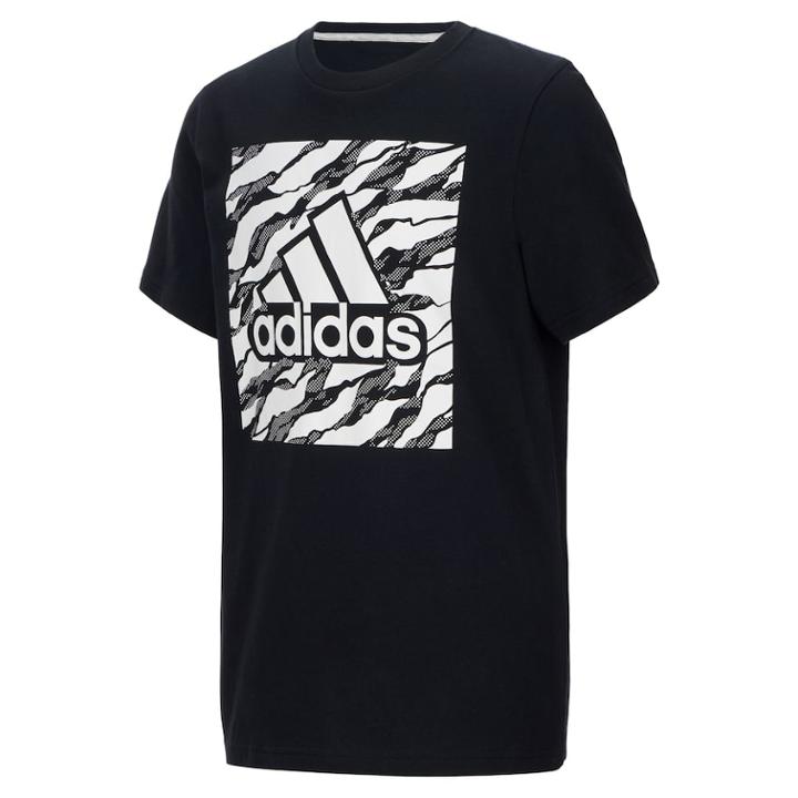 Boys 8-20 Adidas Moto Camo Tee, Size: Small, Black