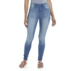 Juniors' Mudd&reg; Super High-waisted Jeggings, Girl's, Size: 7, Med Blue