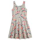 Girls 7-16 & Plus Size So&reg; Printed Skater Dress, Size: S/7-8, Silver