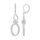 Dana Buchman Oval Link Drop Earrings, Women's, Silver