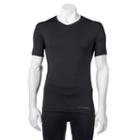 Men's Tommie Copper Recovery Compression V-neck Shirt, Size: Small, Black
