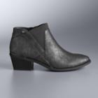 Simply Vera Vera Wang Skylark Women's Ankle Boots, Size: 9, Med Grey