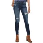 Juniors' Mudd&reg; Low-rise Skinny Jeans, Teens, Size: 11, Dark Blue