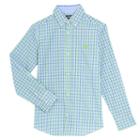 Boys 4-20 Chaps Plaid Button-down Shirt, Boy's, Size: 14-16, Dark Green
