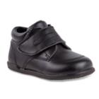 Smart Step Baby / Toddler Hook & Loop Walking Shoes, Kids Unisex, Size: 4.5t Wide, Black