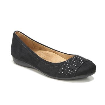 Naturalsoul Original Women's Flats, Size: Medium (6), Black