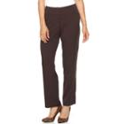 Petite Apt. 9&reg; Curvy Fit Dress Pants, Women's, Size: 4p-short, Brown