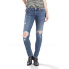 Women's Levi's 811 Curvy Fit Skinny Jeans, Size: 30(us 10)m, Med Blue