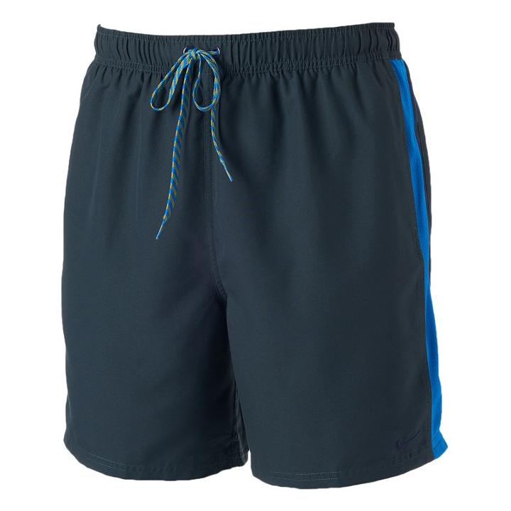 Men's Nike Core Contend Volley Shorts, Size: Large, Grey (charcoal)