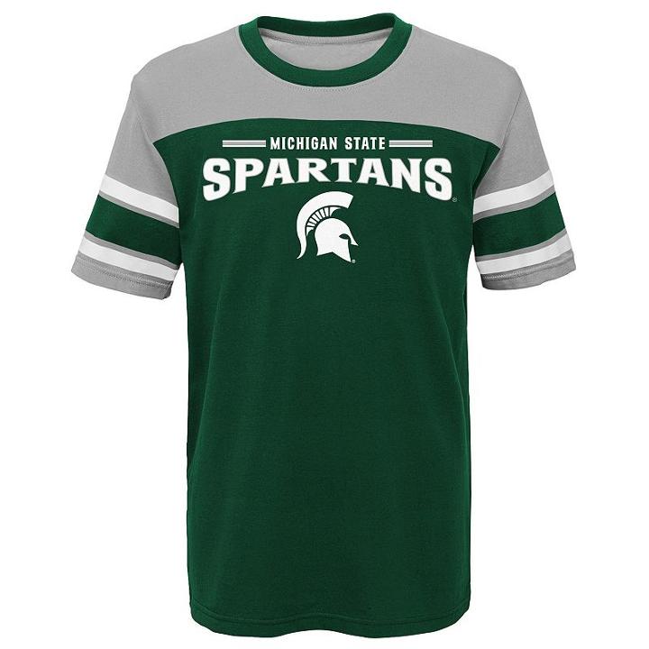Boys 4-7 Michigan State Spartans Loyalty Tee, Size: M 5-6, Green Oth