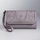 Simply Vera Vera Wang Midnight Studded Wristlet, Women's, Med Purple