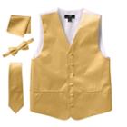 Men's Steven Land Solid 4-pc. Vest Set, Size: Xl, Brown Oth